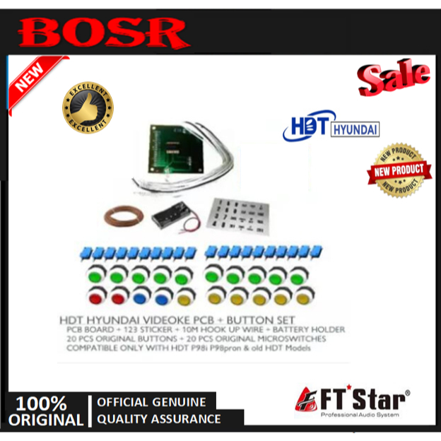 PCB Remote + Button Set For Videoke Machine HDT | Shopee Philippines