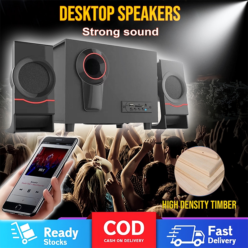 Computer Bluetooth Speaker Desktop Subwoofer For Notebook USB ...