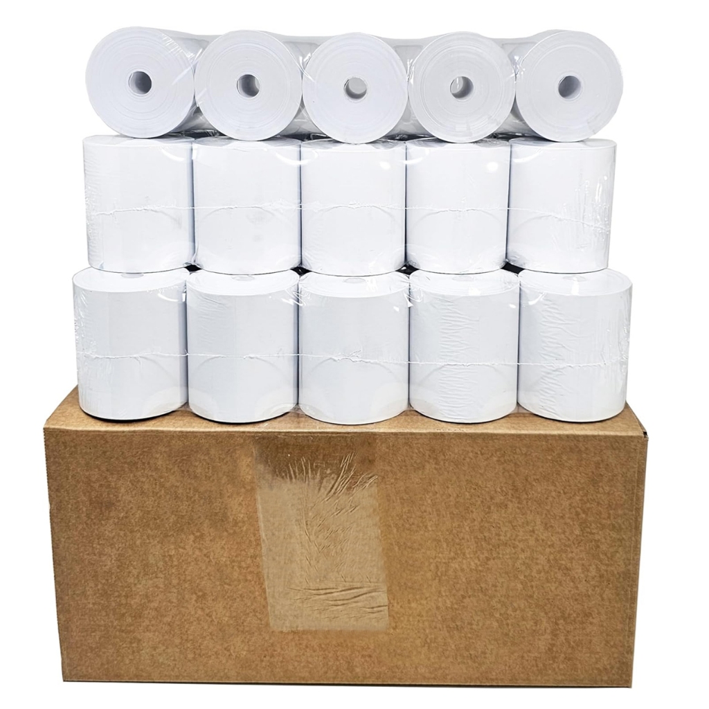 Coreless and with Core Thermal Cash Register Paper Roll | Shopee ...