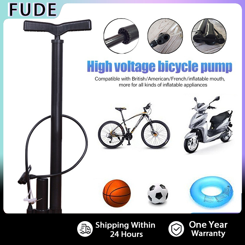 160PSI High Pressure Bike Pump Motocycle Pump Basketball Mountain Bikes