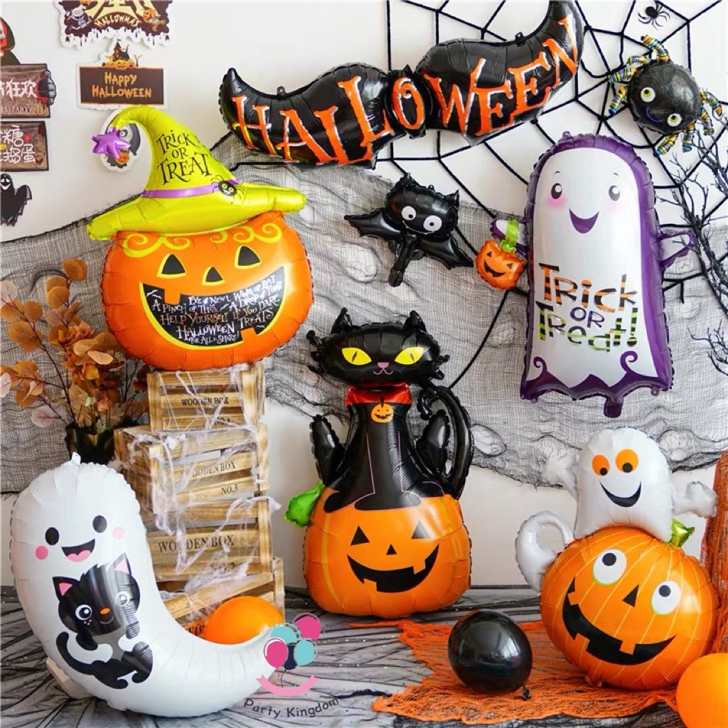 Halloween Balloon Kit Pumpkin Skulls Spider Balloon For Halloween Party Decorations Supplies