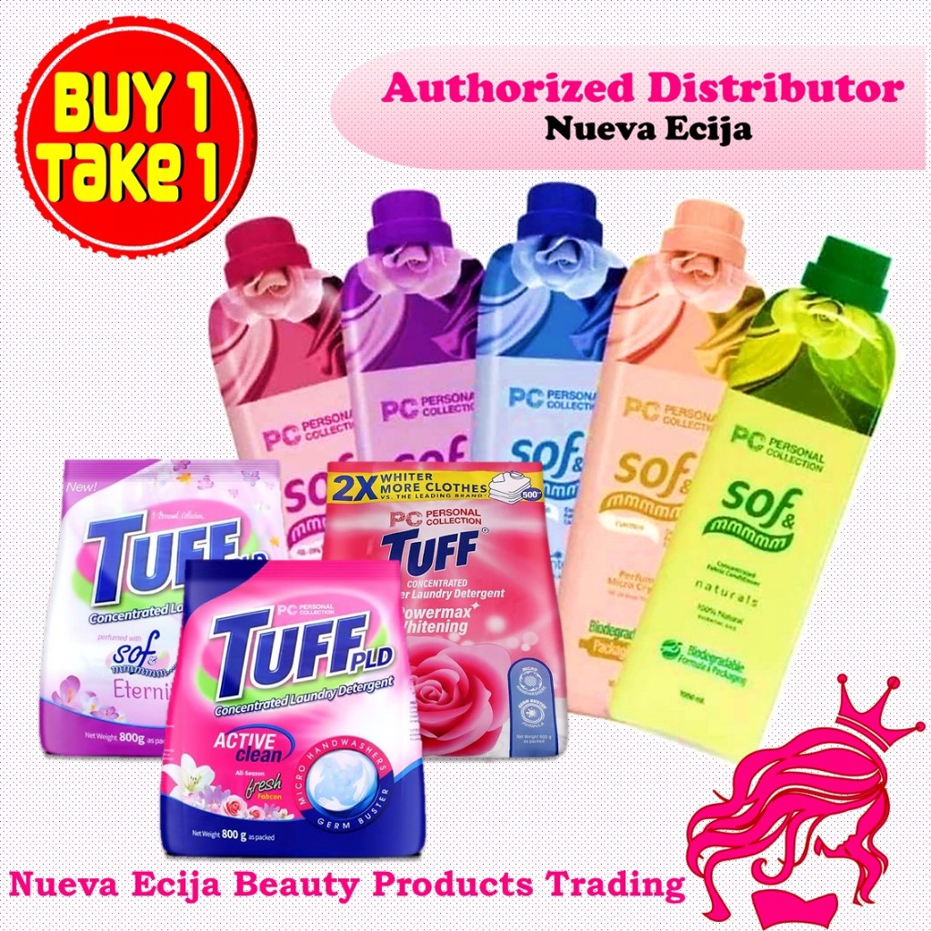 [BUY 1 TAKE 1] SOF & MMMMM FabCon + Tuff Powder Detergent by PC ...