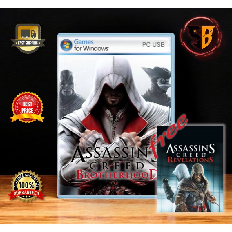 PC Laptop Video Game Assassin's Creed Brotherhood +AC Revelations USB ...