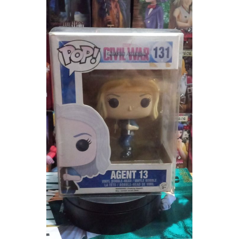 Funko Pop Capt.America Civil War AGENT 13 #131 (Authentic) | Shopee ...