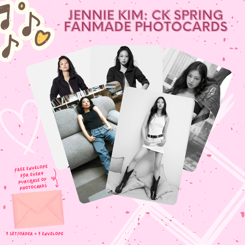 JENNIE RUBY JANE JENNIE KIM BLACKPINK CK SPRING PHOTOCARD | Shopee ...