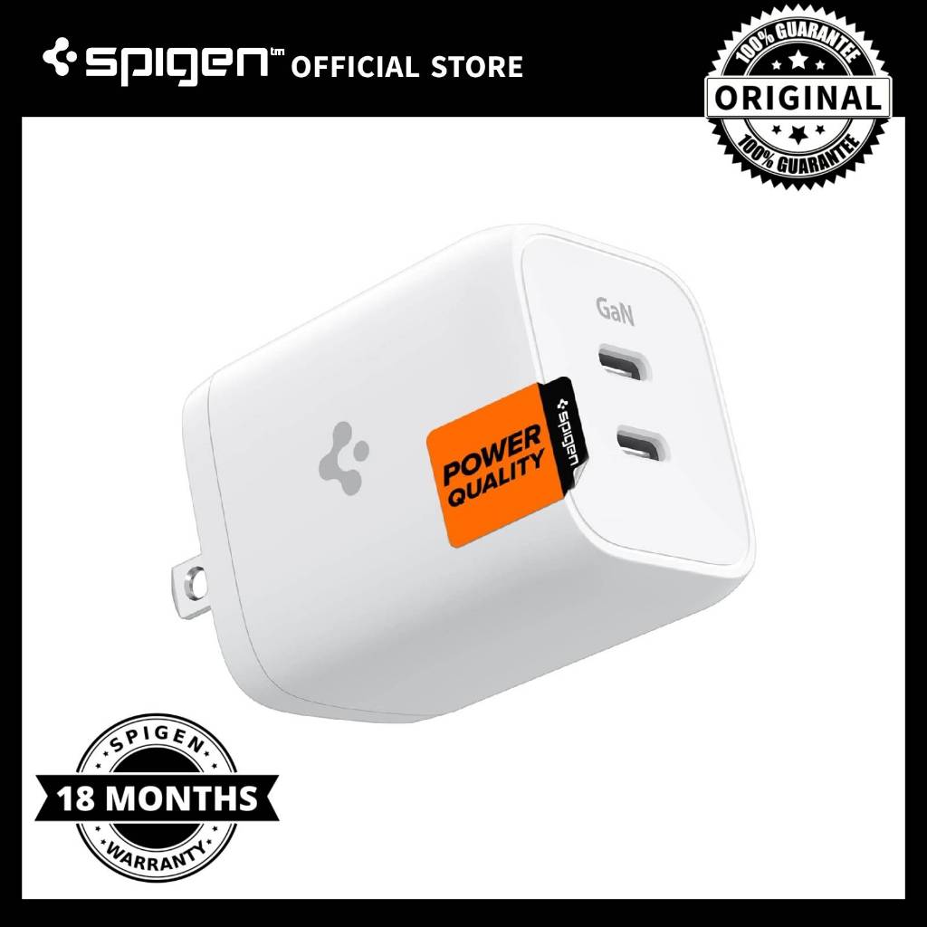 Spigen Gan 352 Total 35w 2 Ports Gan Iii Tech Dual Usb C Wal | Envío Gratis
