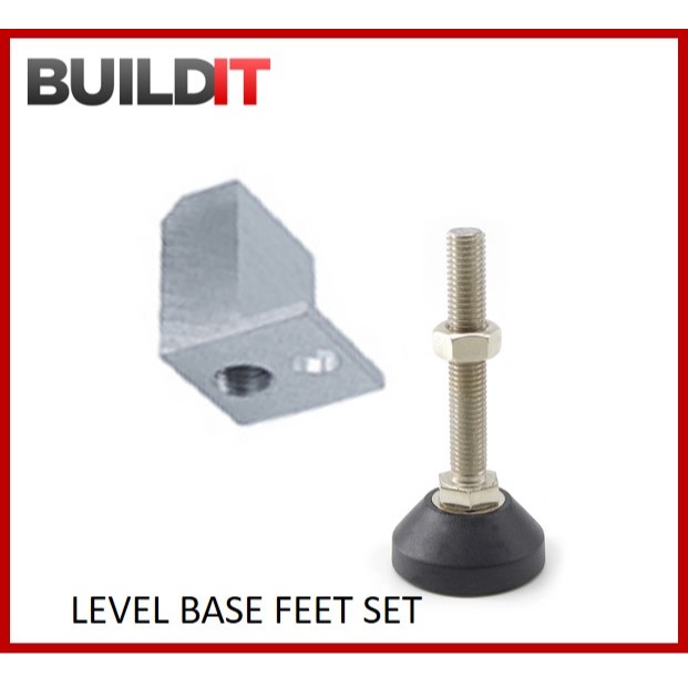 BuildIt Aluminum Profile Accessories Level Base Feet Set 20x20,30x30 ...