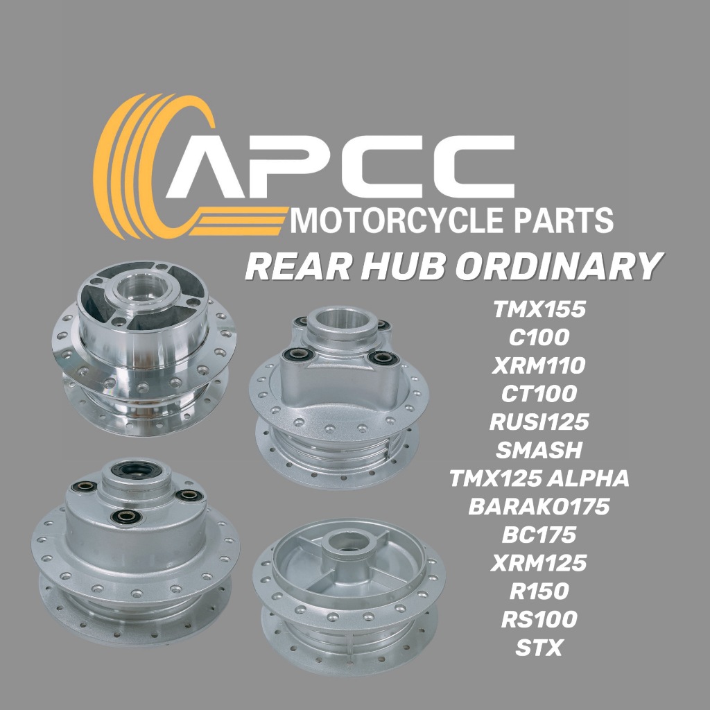 MOTORCYCLE REAR HUB WHEEL FOR XRM110 XRM125 TMX125 ALPHA RUSI-125 ...
