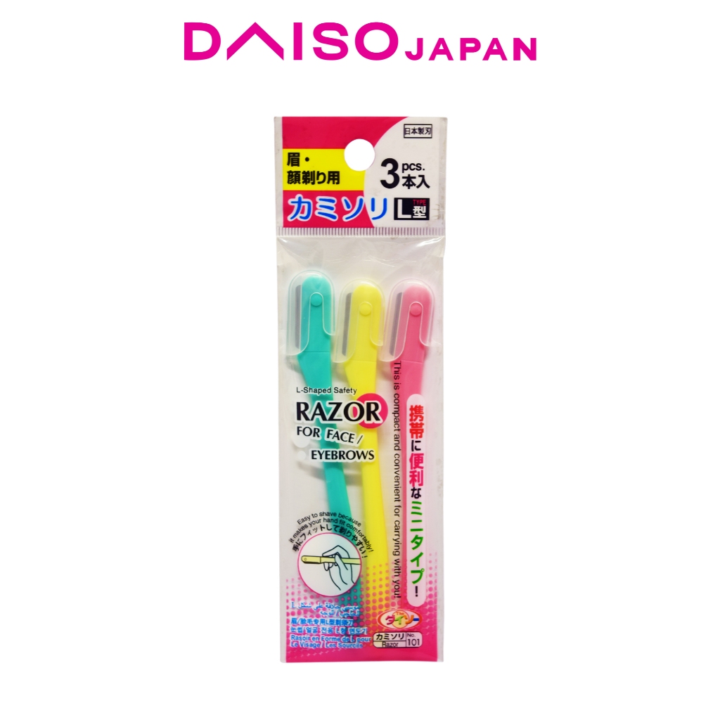 Daiso L Type Face Razor (3 pieces) | Shopee Philippines