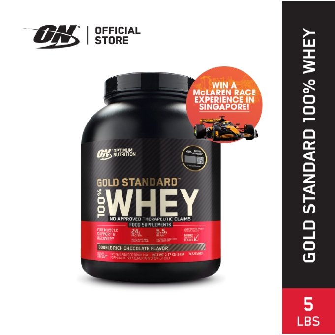 Optimum Nutrition Gold Standard 100 Whey Protein 5lbs 55lbs Shaker Protein Powder Shopee 1827