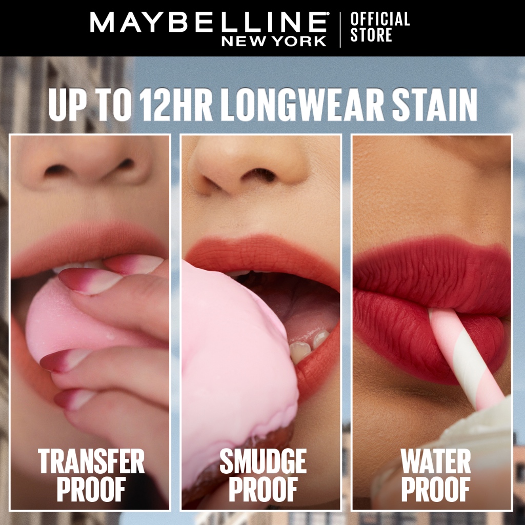 Maybelline SuperStay Teddy Tint 12H Long-Lasting, Multi-Use, Matte ...