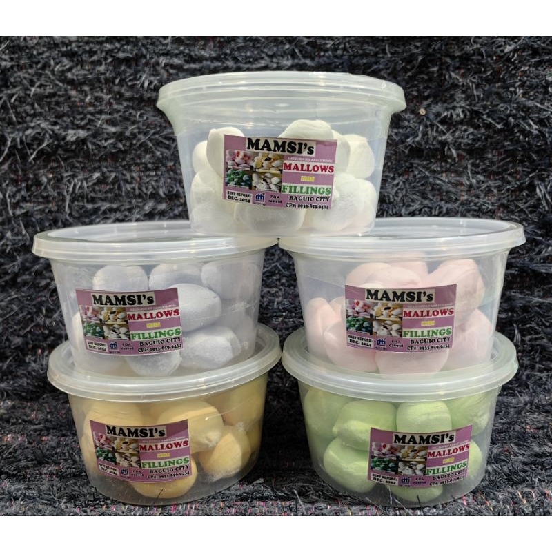 Mallows with fillings: Chocolate, Matcha, Mango, Ube, Strawberry ...