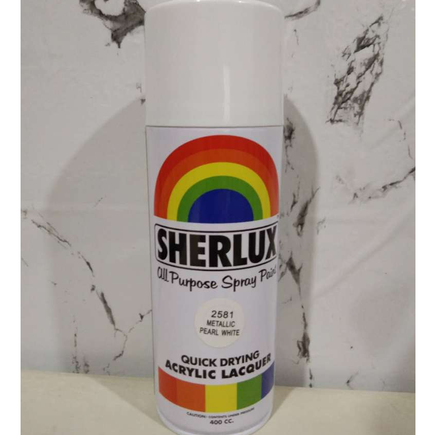 SHERLUX ALL PURPOSE SPRAY PAINT 400cc QUICK DRYING PAINT | Shopee ...