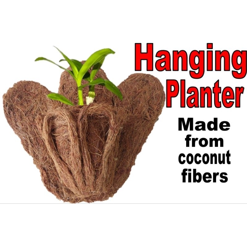 Hanging Planter for Orchids Made of Coconut Fibers | Shopee Philippines