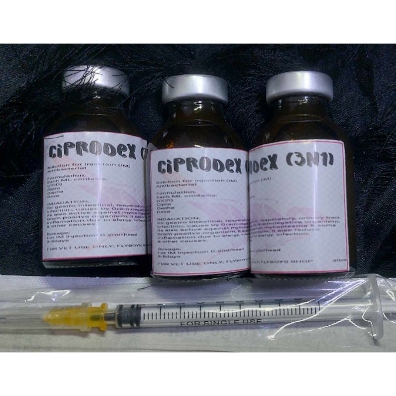 Ciprodex (3n1) for severe case with secondary infection upper/Lower mas ...