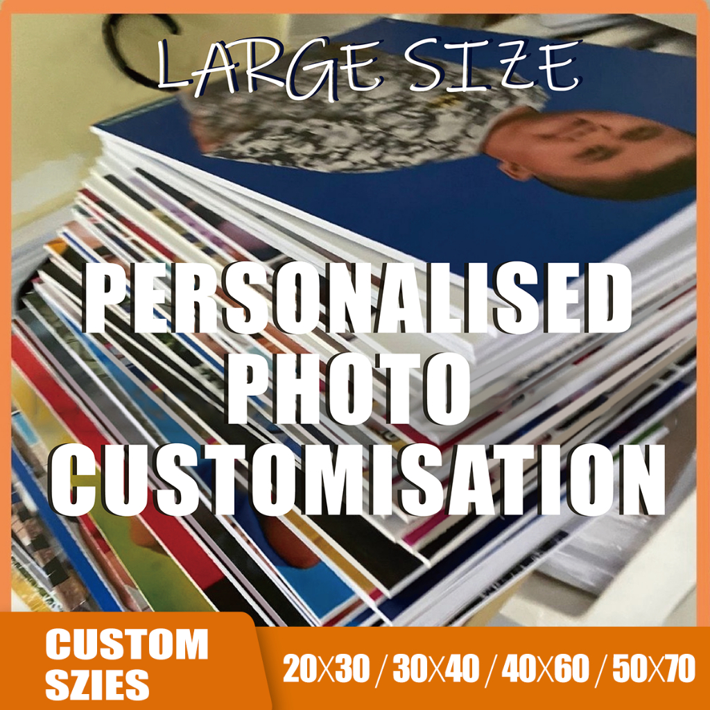 Custom Family Photo Large Size Personalised Photo Board Custom ...