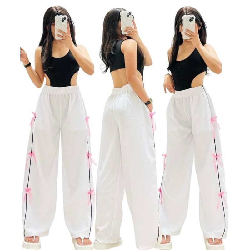 Adult Bini Baggy Pants With Adjutable Chord and Satin Ribbon Fits Small ...