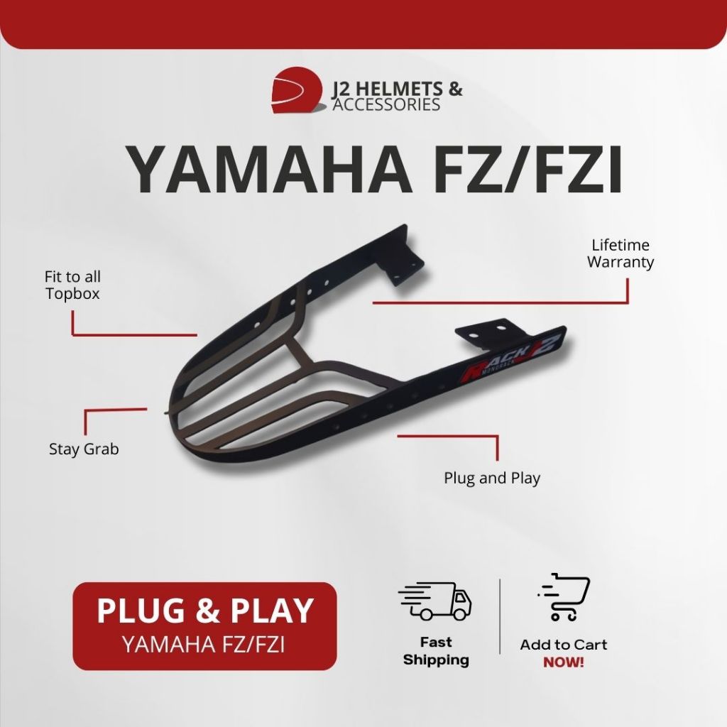 Rack Monorack Bracket for Yamaha FZ/FZI | Shopee Philippines