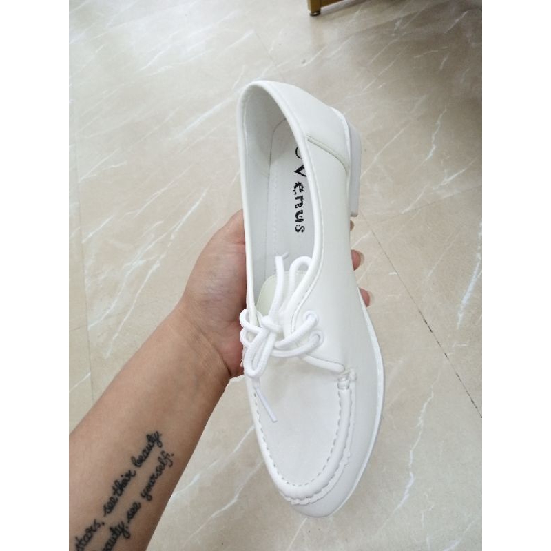 Venus Ladies White Shoes for Nursing Midwifery Students Lace and Slip on