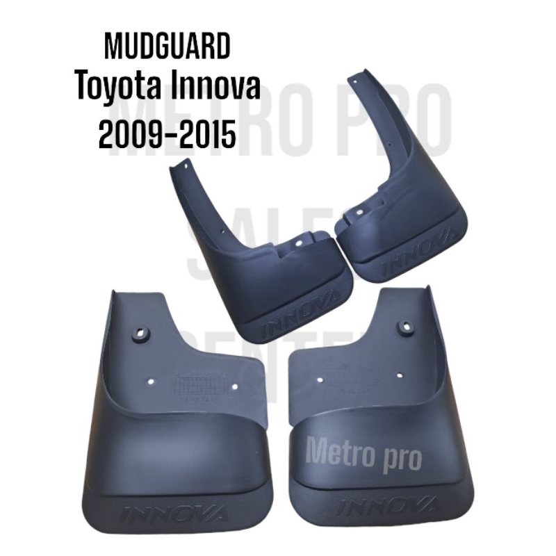 Mud Guard/Splash Guard Toyota Innova 20092015 Model With Logo(4pcs