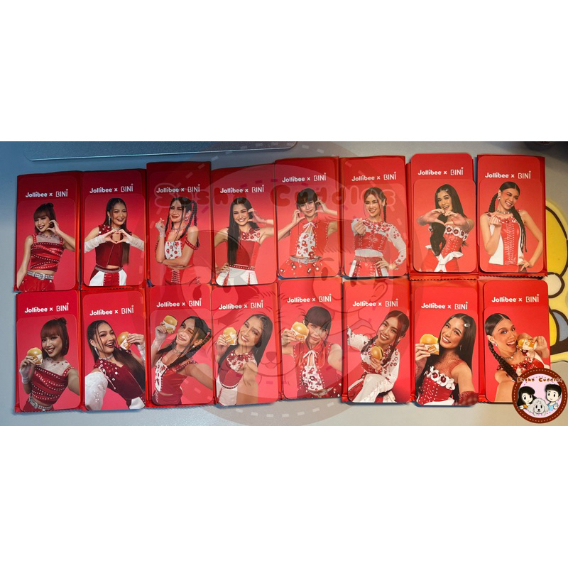 OFFICIAL JOLLIBEE x BINI PHOTOCARDS SET | Shopee Philippines