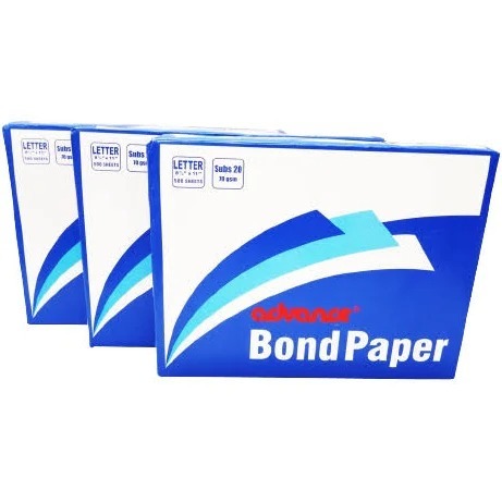1 REAM (500 SHEETS) ADVANCE COPY SUB 20 70 GSM SHORT BOND PAPER PHOTO ...