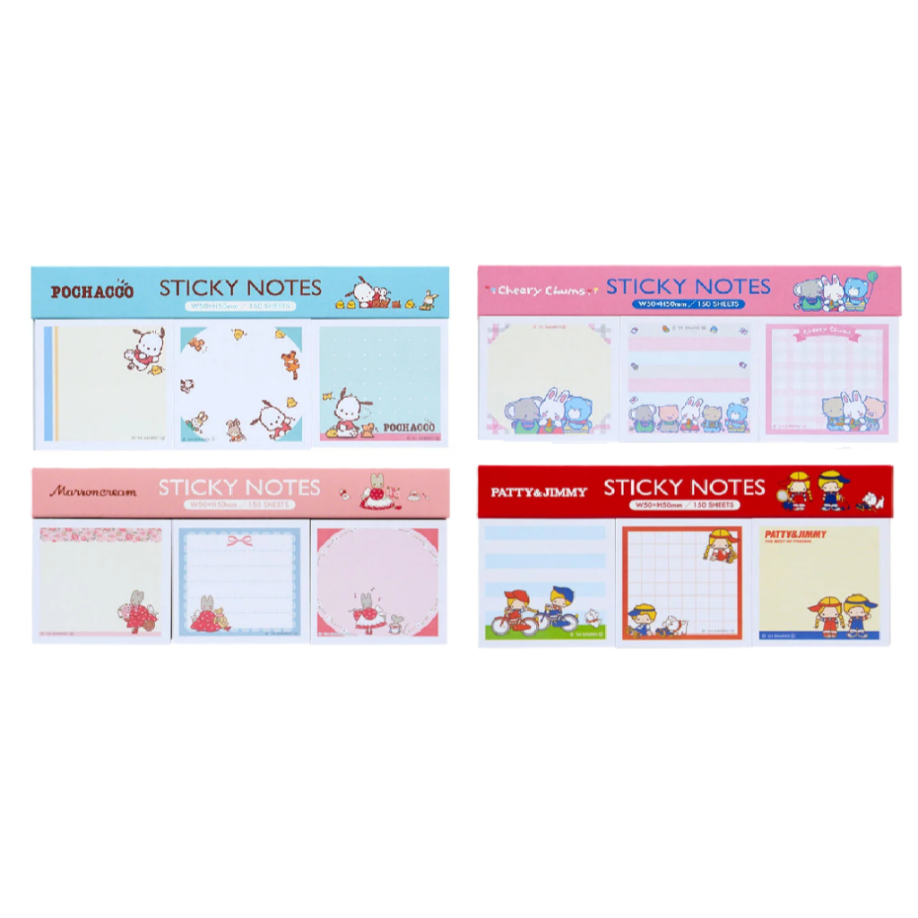 [Direct from Japan] Sanrio Sticky Note Memo Pad ( Retro ) Japan NEW ...