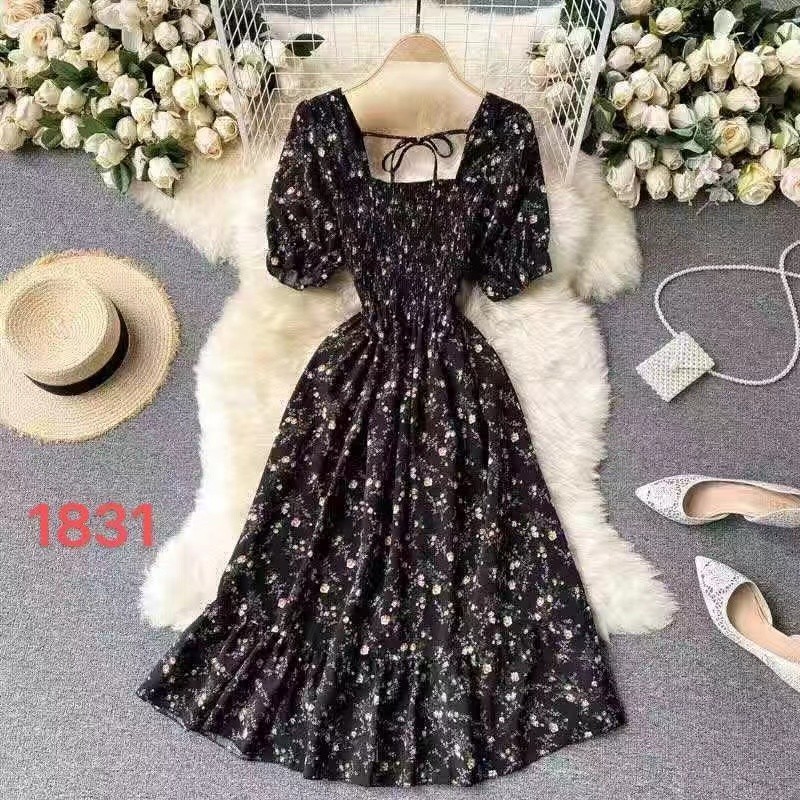 shopee bohemian dress New Spring Autumn Women's Embroidered Dress V-neck Tie Split Retro Indie  Folk Style Holiday Beach Long Dress Women GD679