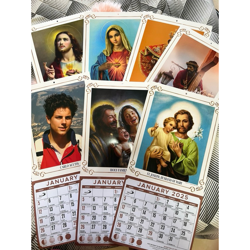 2025 Religious Calendar with 9.5 x 19.5 inches size Shopee Philippines