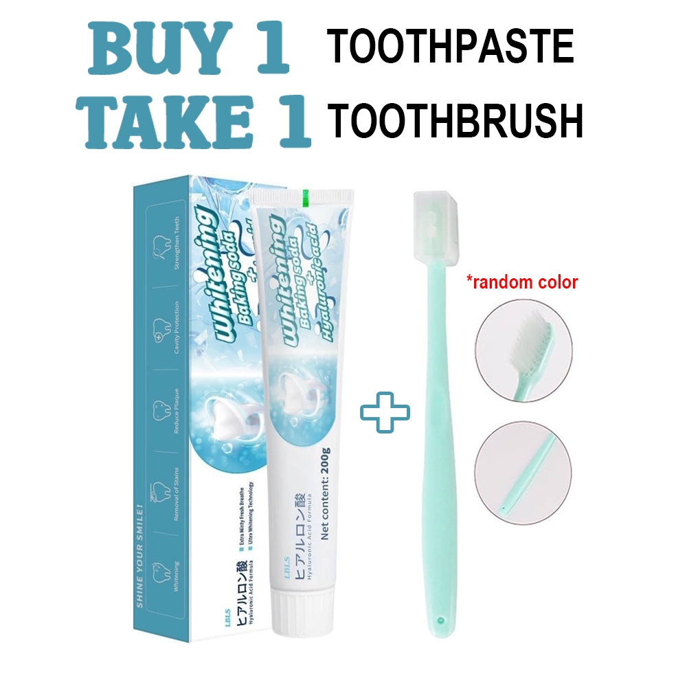 BUY 1 LBLS TOOTHPASTE TAKE 1 TOOTHBRUSH JAPAN TECH SCOBAN TOOTHPASTE