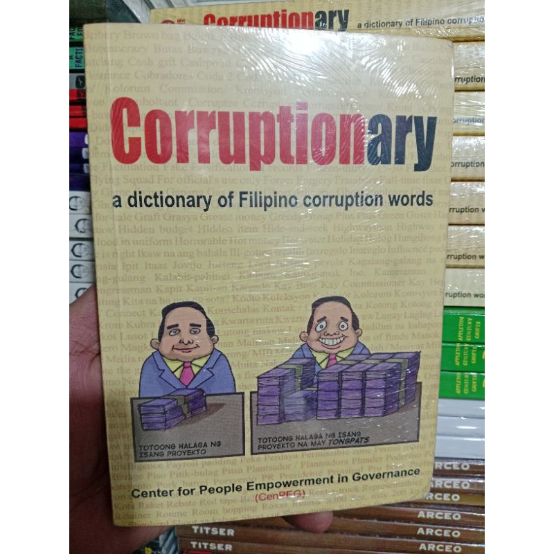 CORRUPTIONARY A DICTIONARY OF FILIPINO CORRUPTION WORDS | Shopee ...
