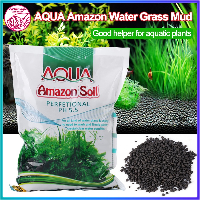 3KG Black Soil Shrimp And Plant Aquarium Active Substrate Decoration ...
