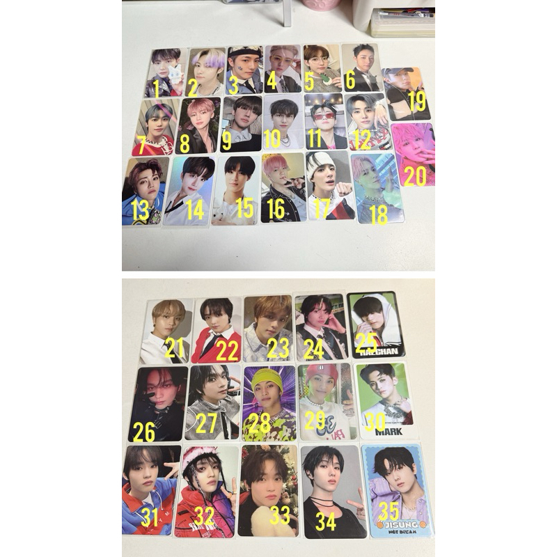 [OFFICIAL] NCT DREAM 127 PHOTOCARDS PC MARK HAECHAN RENJUN JENO JAEMIN ...
