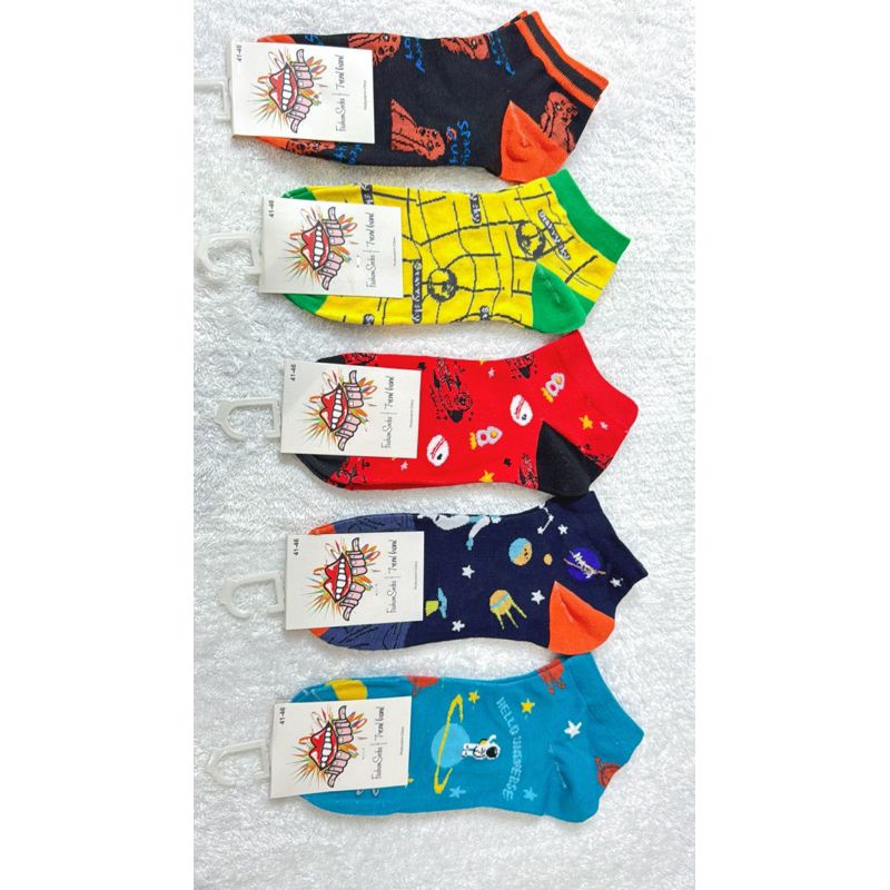 Iconic Printed Ankle Socks - RANDOM DESIGN | Shopee Philippines