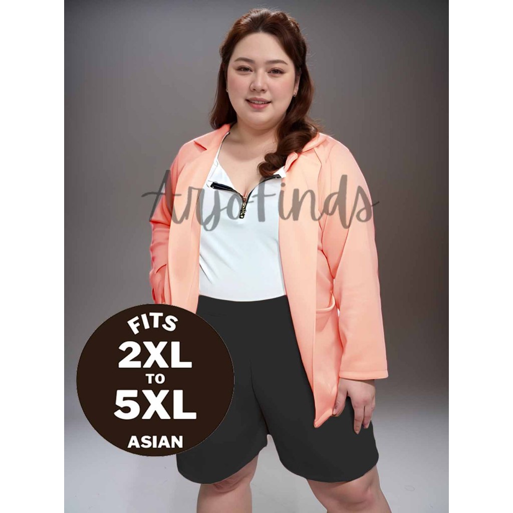 Plus Size Blazer for Women Officewear Casual Wear| Sizes 2XL-5XL