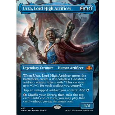 Urza, Lord High Artificer (Borderless Profile) [Commander Masters] main image 1