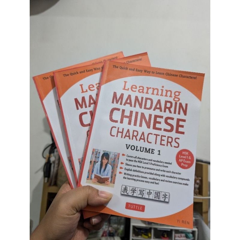 Learning Mandarin Chinese Characters | Volume 1 & 2 | Booklet Size ...
