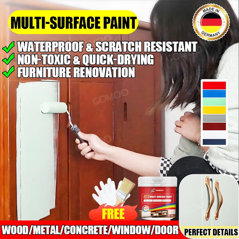 Multi-Surface Paint Wood Paint All-Purpose Paint 1kg Paint For Wood ...
