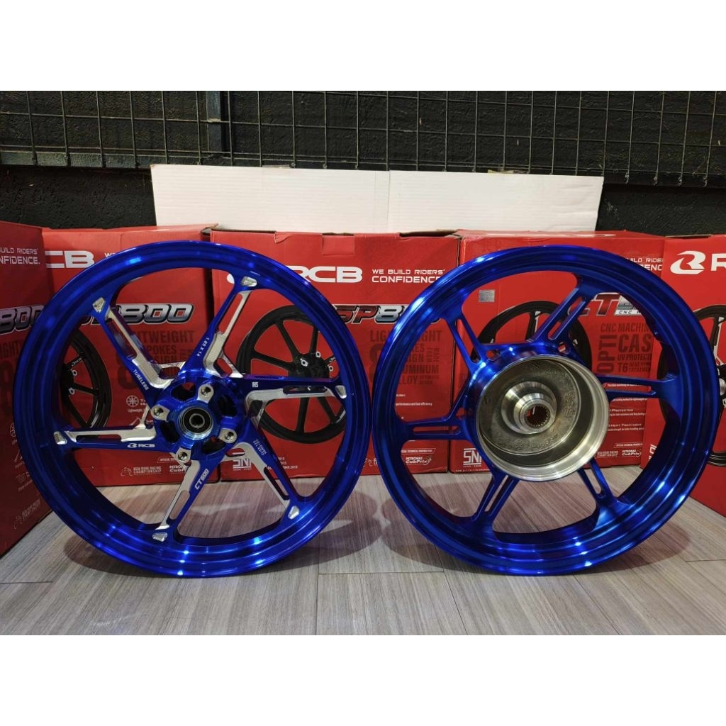 RCB MAGS SET CT600 BLUE FOR CLICK 125 / 150 ( 4HOLES ) 01S0512A ...