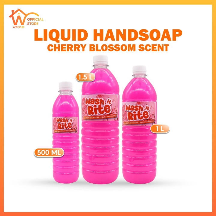Winspire Wash It Rite Premium Liquid Hand Soap – Cherry Blossom ...