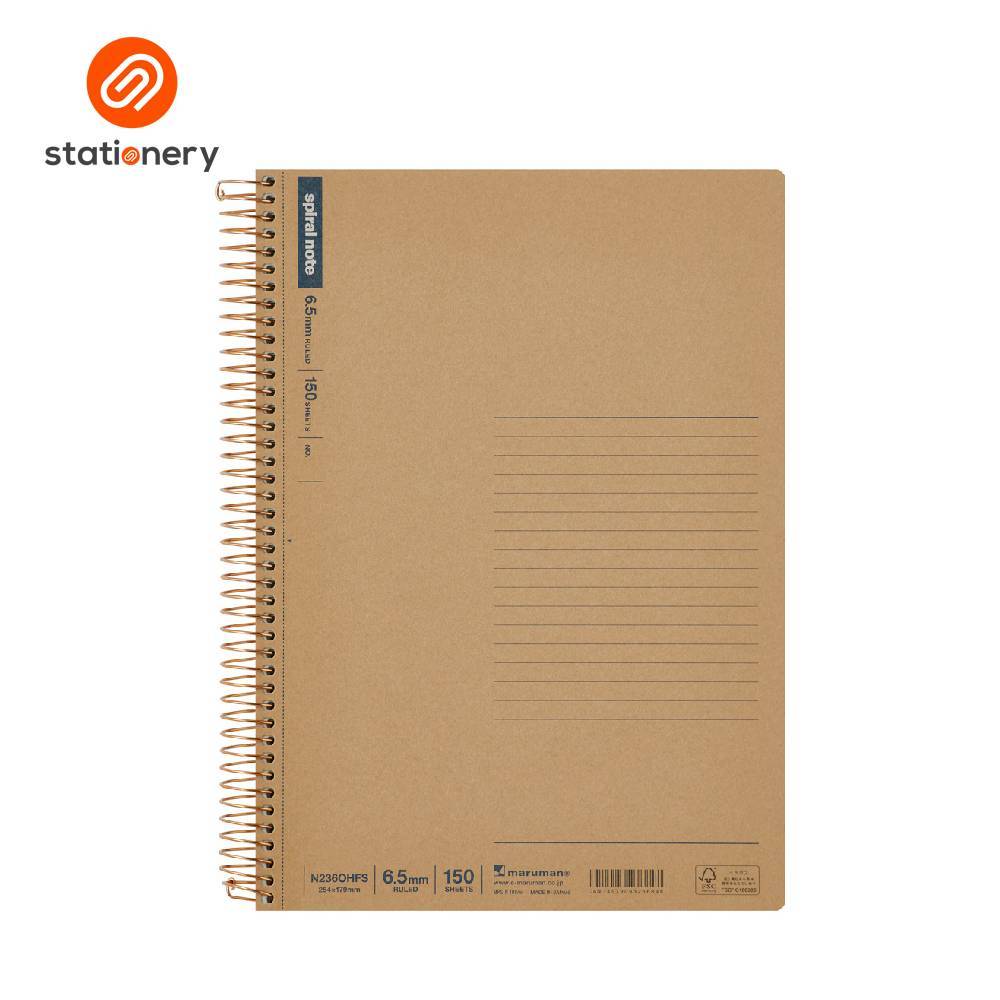 Maruman Spiral Notebook Basic Ruled B5 - 150 Sheets | Shopee Philippines