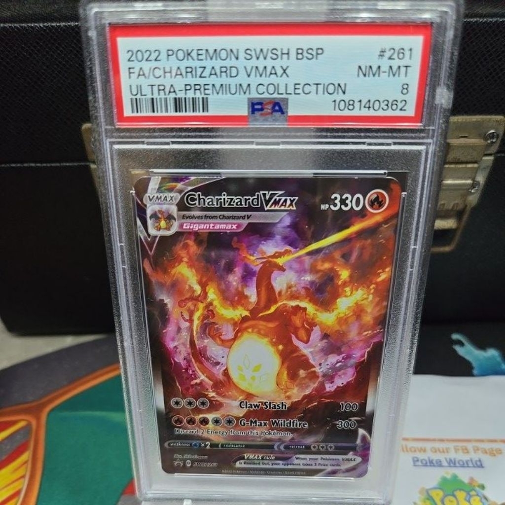PSA 8 - Charizard Vmax SWSH261- 2022 Ultra-Premium Collection UPC