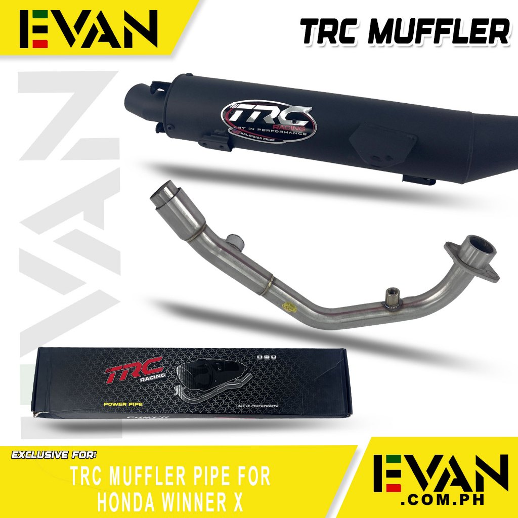 EVAN Motor TRC Racing Power Pipe Muffler Exhaust for WINNER X/RS 150 ...