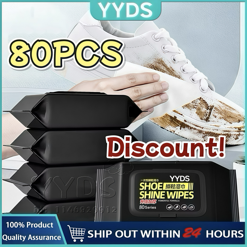 YYDS 12/30/80PCS Wipes For Sneakers Shoes Cleaning Care Product Premium ...