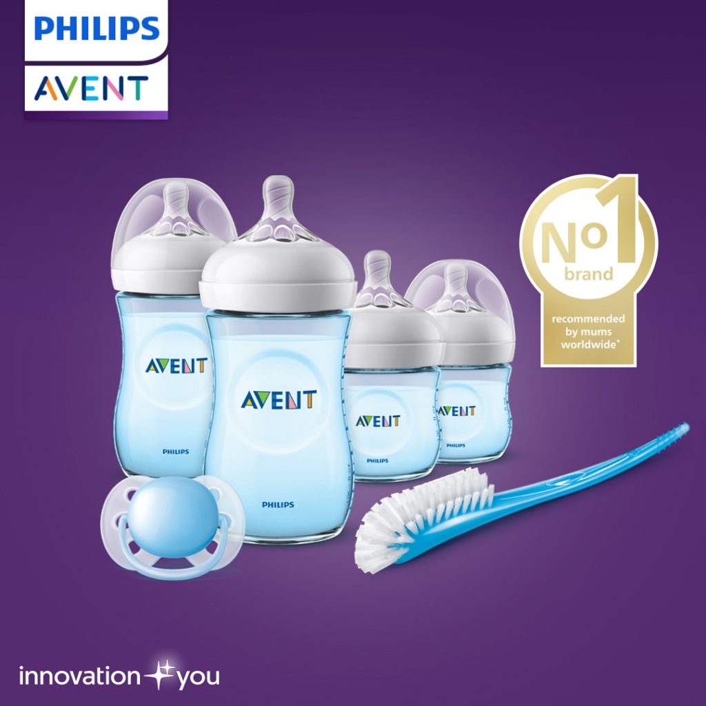 Philips AVENT Natural Newborn Starter Set Blue Shopee Philippines