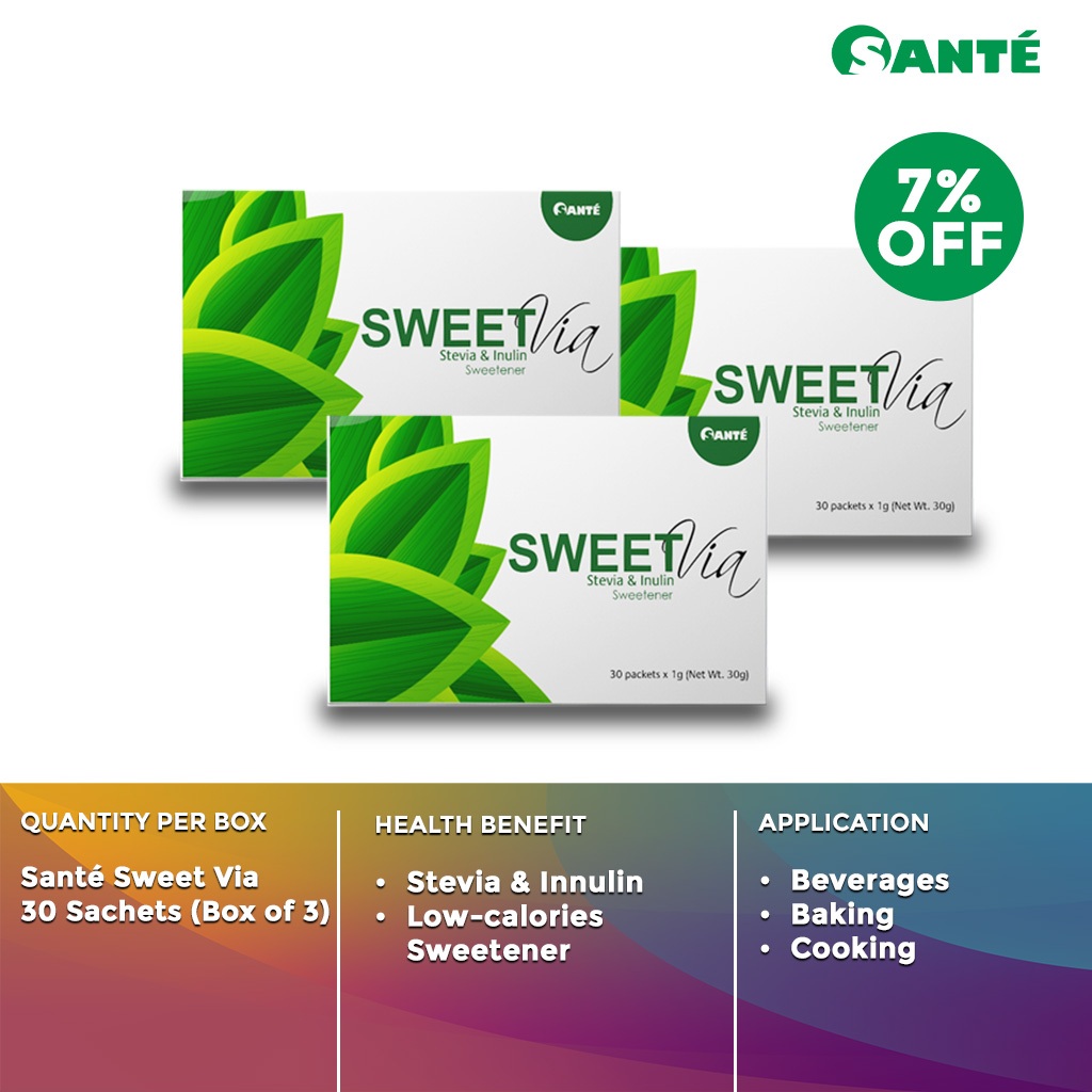 Sweet Via Inulin and Stevia , Stevia Sweetener, Healthy Alternative (30 ...