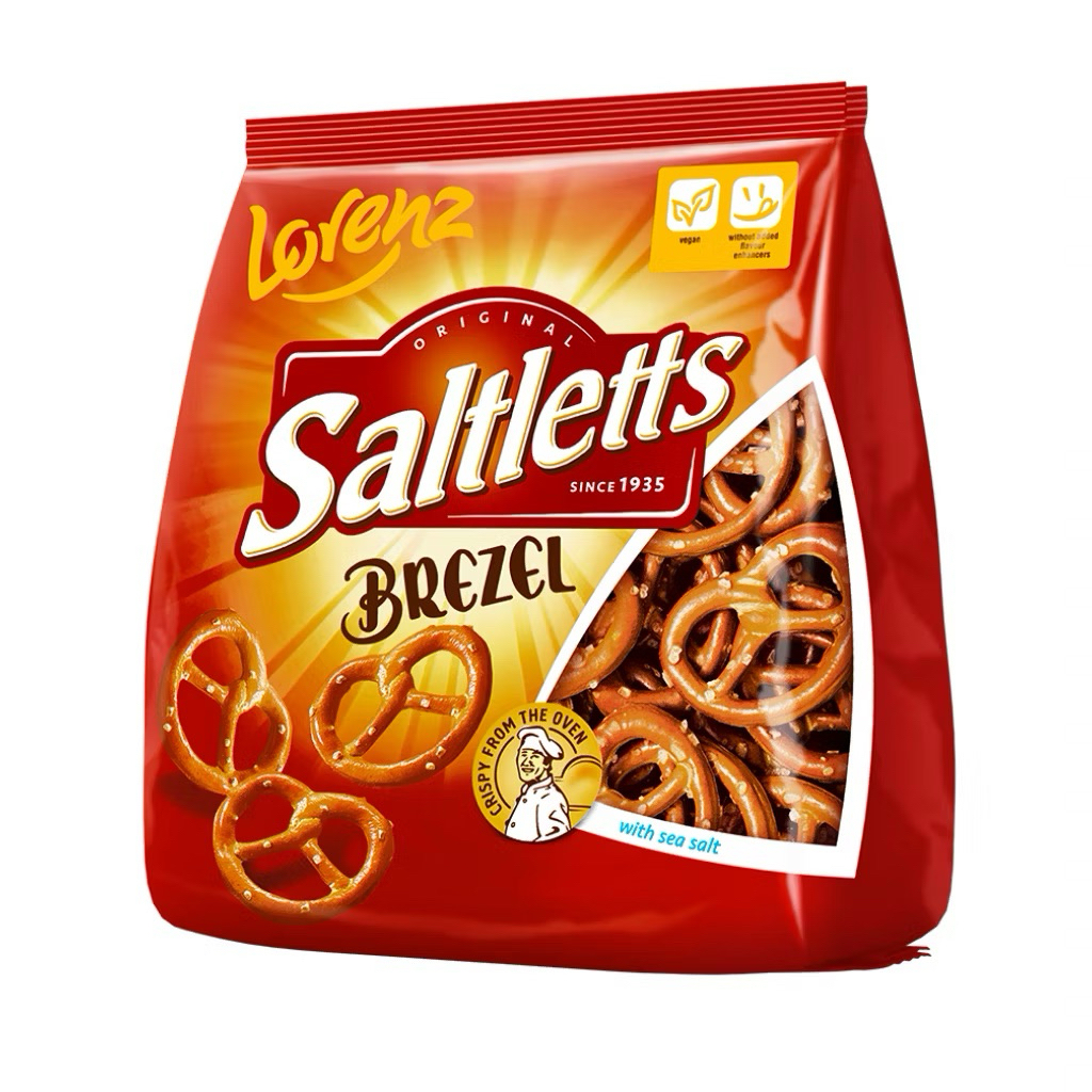 Lorenz Saltletts Pretzel Cracker Original Pretzel Snack Brezel 150 ...