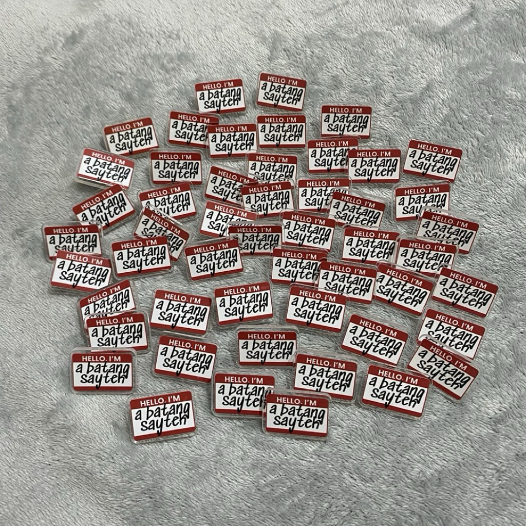 Customized Acrylic Brooch Pin | Shopee Philippines