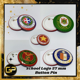 Personalized School Logo 58mm Button Pin | ADMU | PUP | UP | FEU | DLSU ...