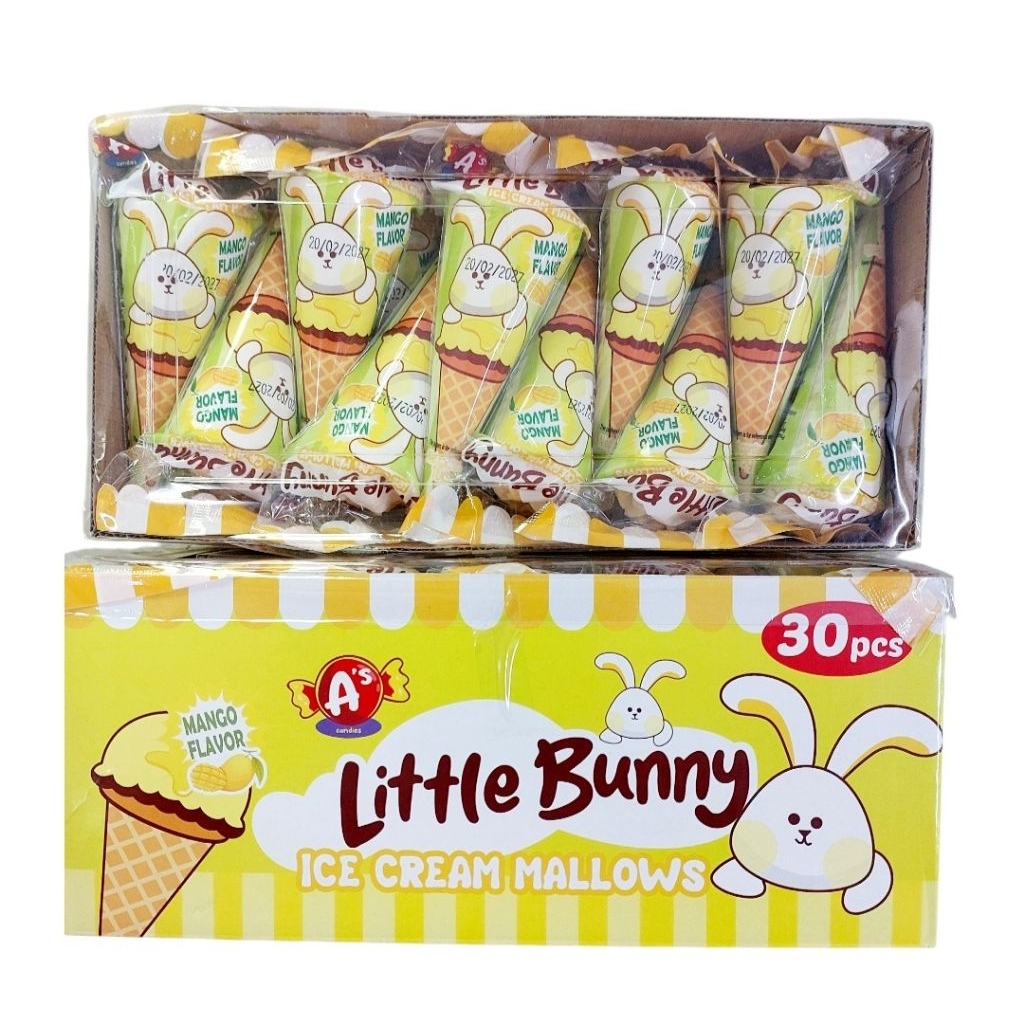 Ice Cream Mallows Cone Mango Filling 30pcs per Box | Shopee Philippines